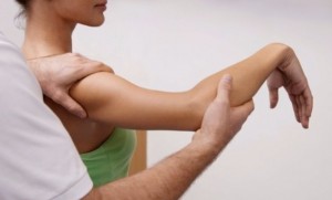 Arm physiotherapy at Torbay Chiropractic Clinic